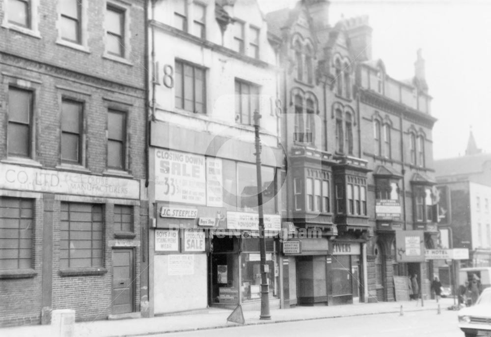 Albert Hotel, Derby Road, Nottingham, 1970