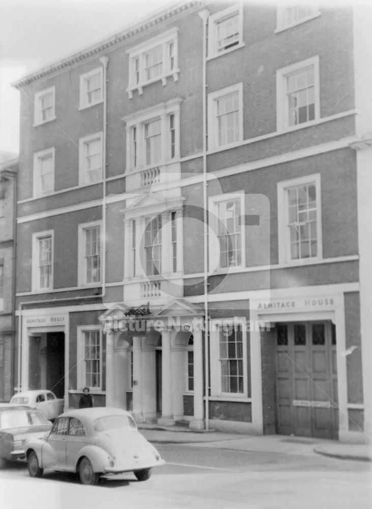 Old Samaritan Hospital, Castle Gate, Nottingham, 1970