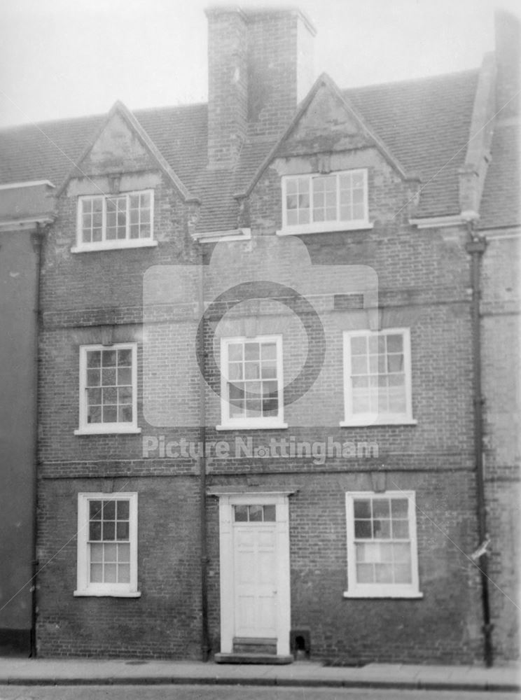 House in Castle Gate, Nottingham, 1970