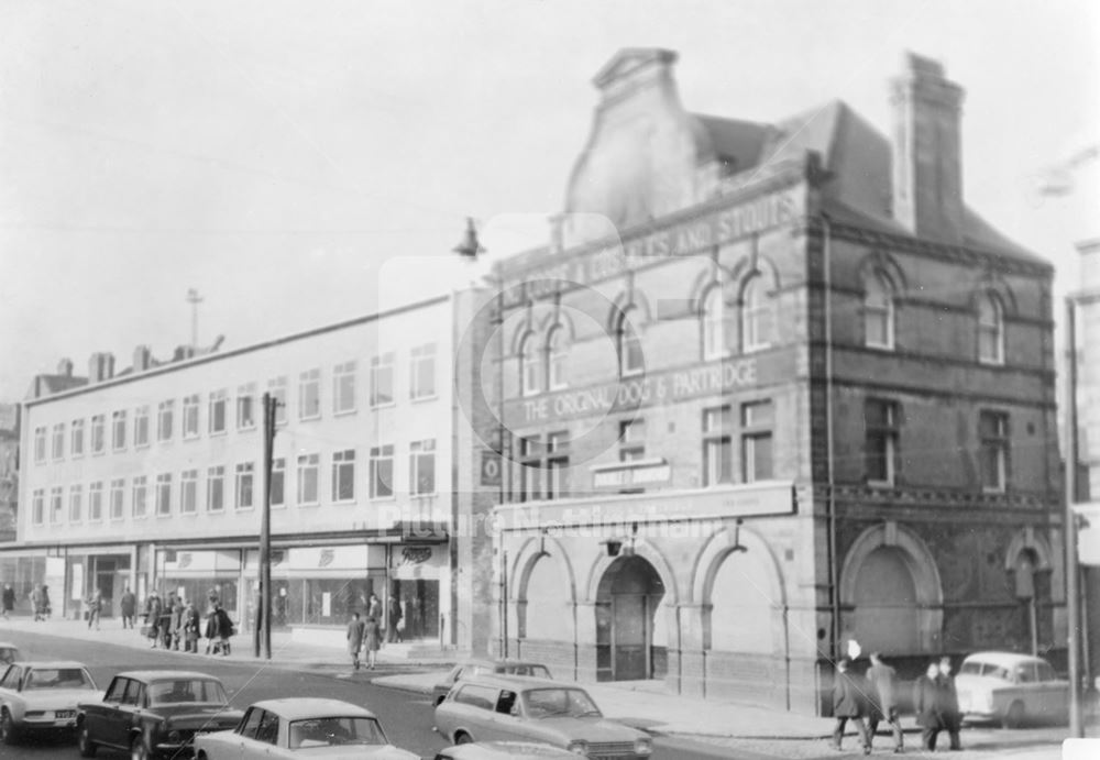 Dog and Partridge, Lower Parliament Street, Nottingham, 1970