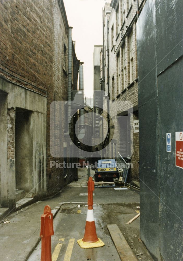 Norfolk Place off Upper Parliament Street, Nottingham, 1997