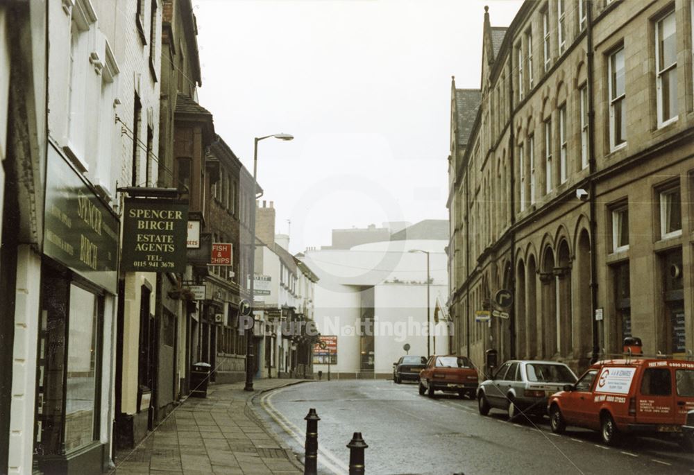 The former Nottingham Evening Post offices, Forman Street, Nottingham, 1997