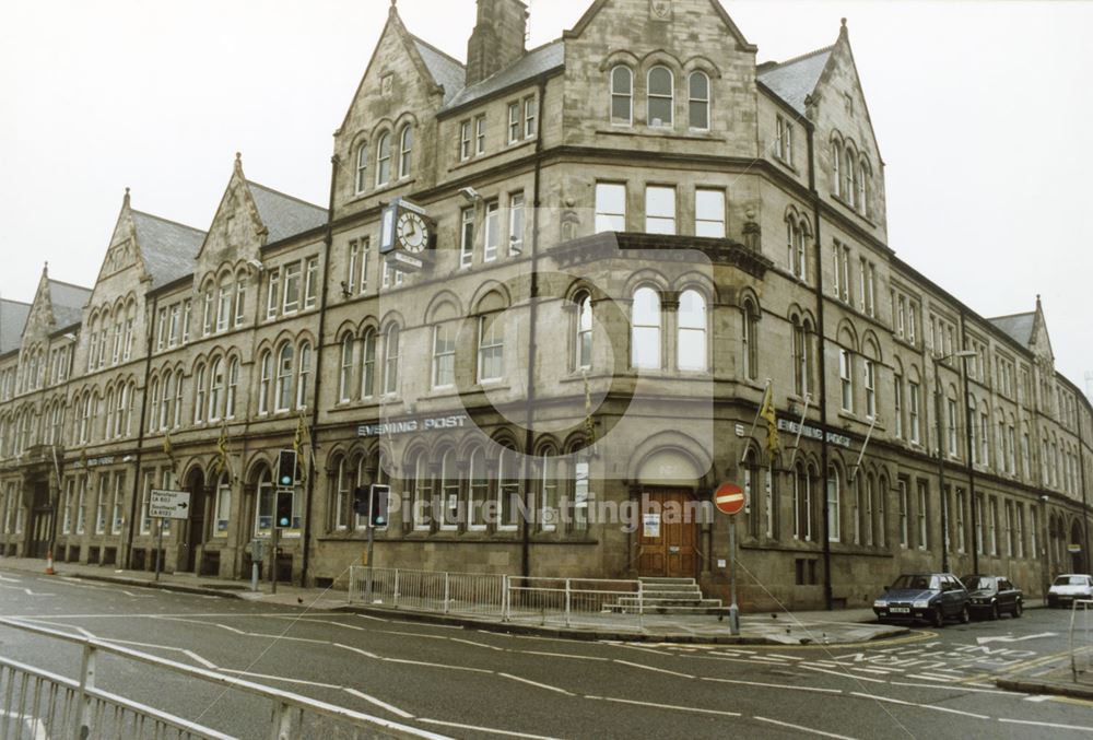 The former Nottingham Evening Post offices, Forman Street, Nottingham, 1997