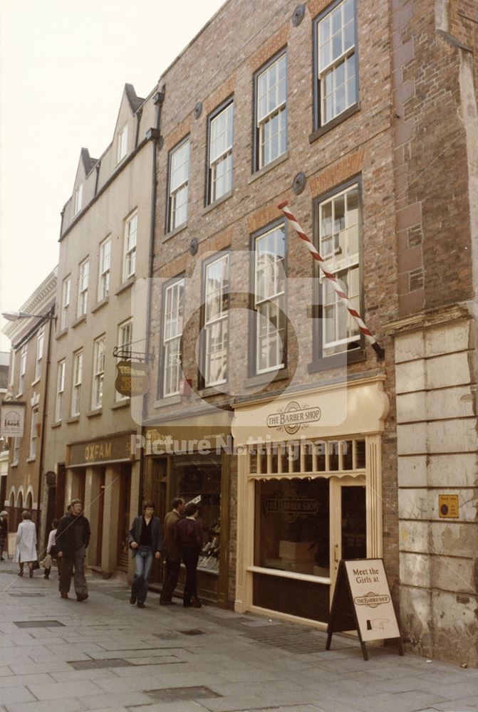 Shops, Bridlesmith Gate, Nottingham, c 1980s