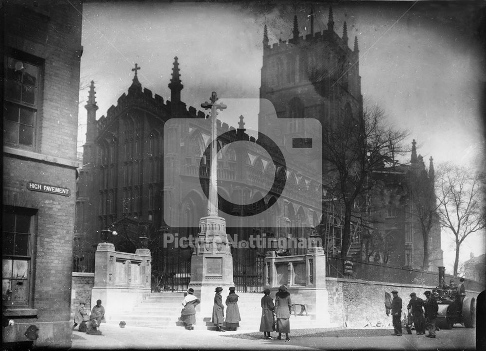 St Mary's Church, High Pavement, Lace Market, Nottingham, 1922