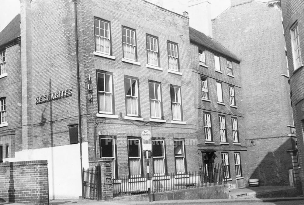 Lord Byron's House, St. James' Street, Nottingham, 1964