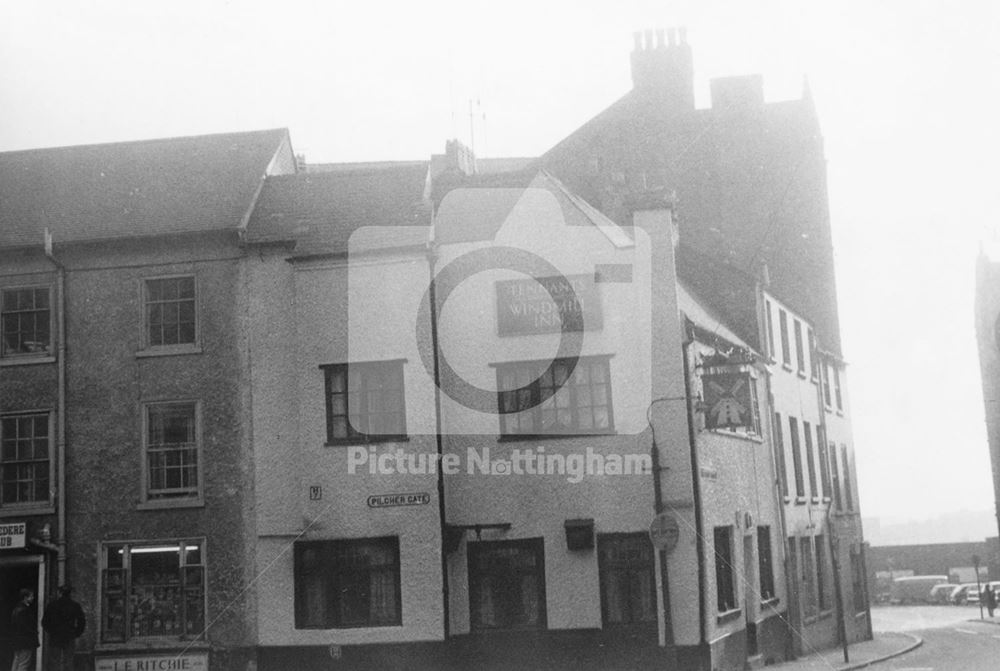 Windmill Inn, Weekday Cross, Nottingham, 1967