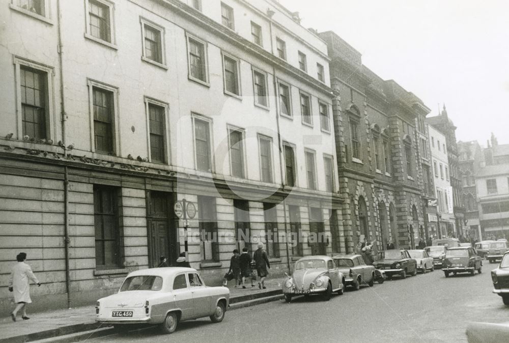 View of Tradeshall, Thurland Street, Nottingham, 1967