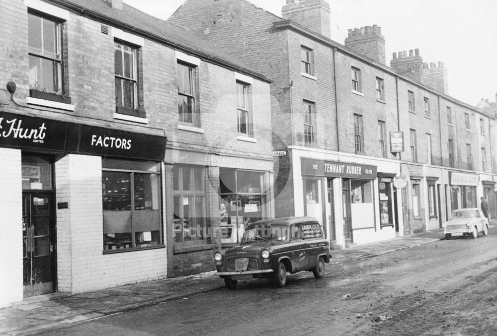 View of North Side of Fisher Gate, Fisher Gate, Nottingham, 1963