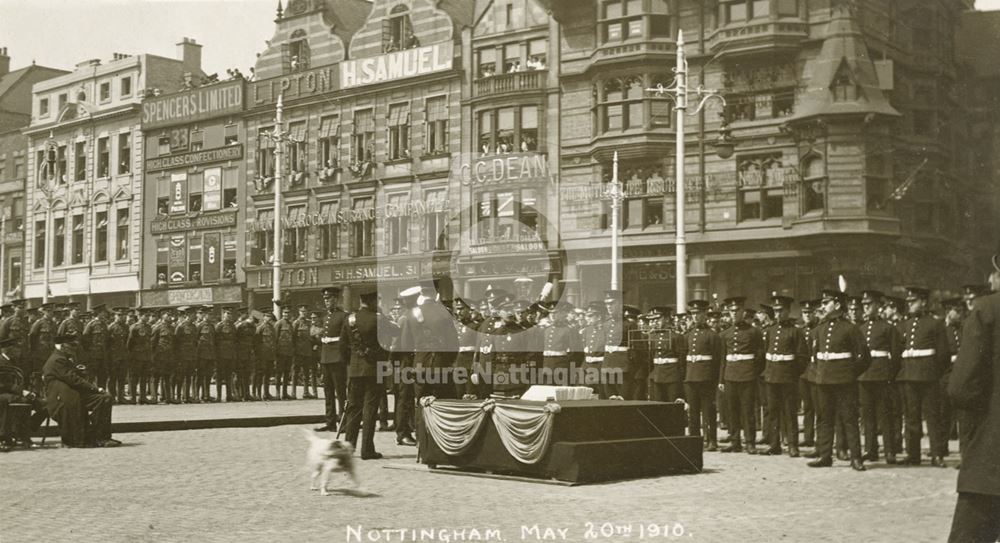 Parade, Old Market Square, Nottingham, 1910