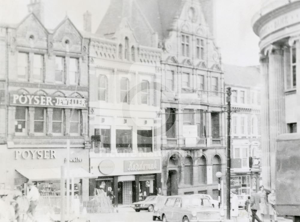 View Looking South, Market Street, Nottingham, 1971