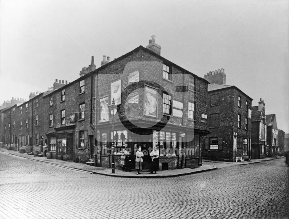 Virginia Street and Colwick Street, Nottingham, 1934