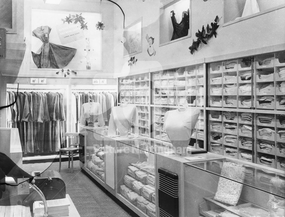 'Jemima' Interior, Exchange Walk, Nottingham, c 1956