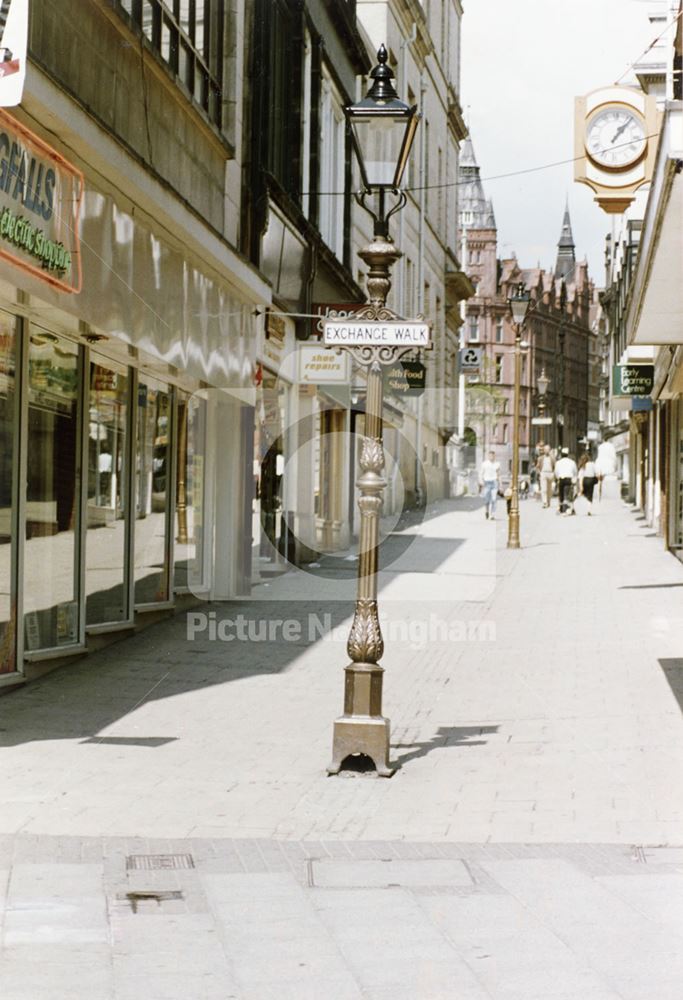 Exchange Walk, Nottingham, 1987