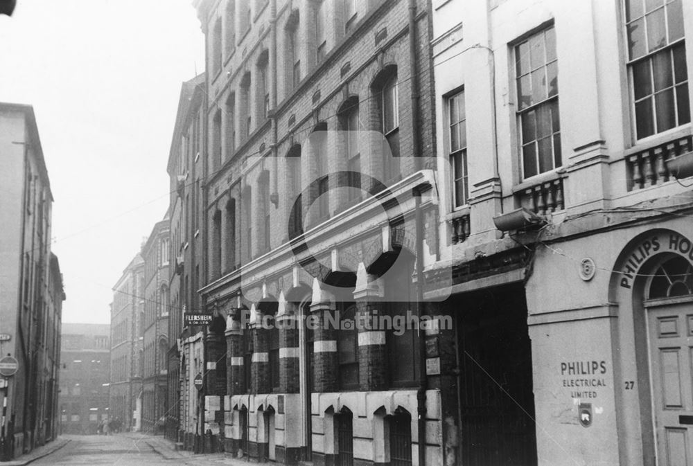 St Mary's Gate, Lace Market, Nottingham, 1964