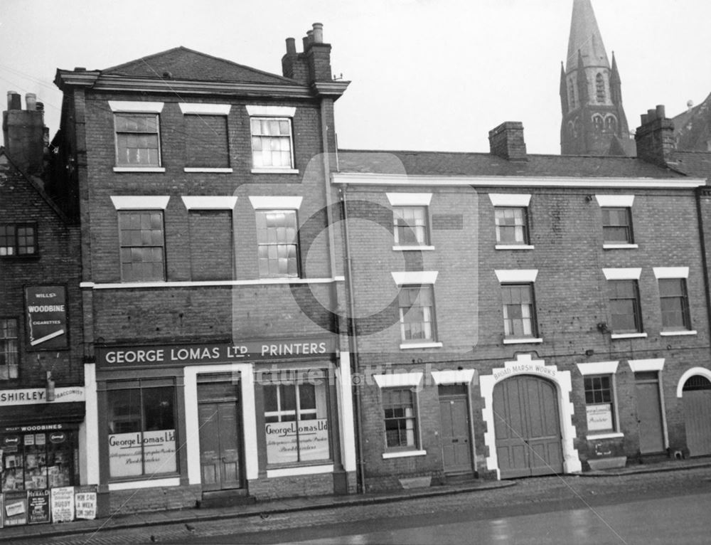 George Lomas Ltd, Printers, Broad Marsh, Nottingham, c 1961