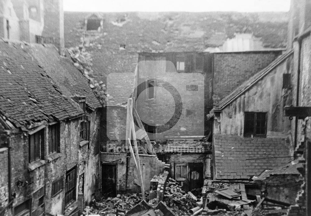 Yard Off Broad Marsh, Nottingham, 1966