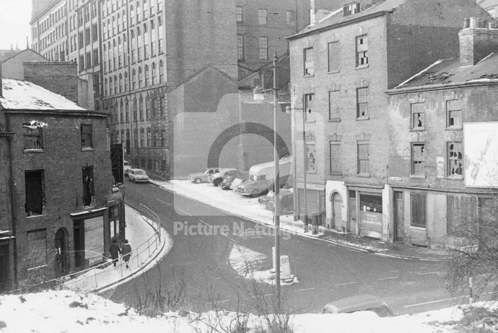 Hollow Stone, Lace Market, Nottingham, 1963