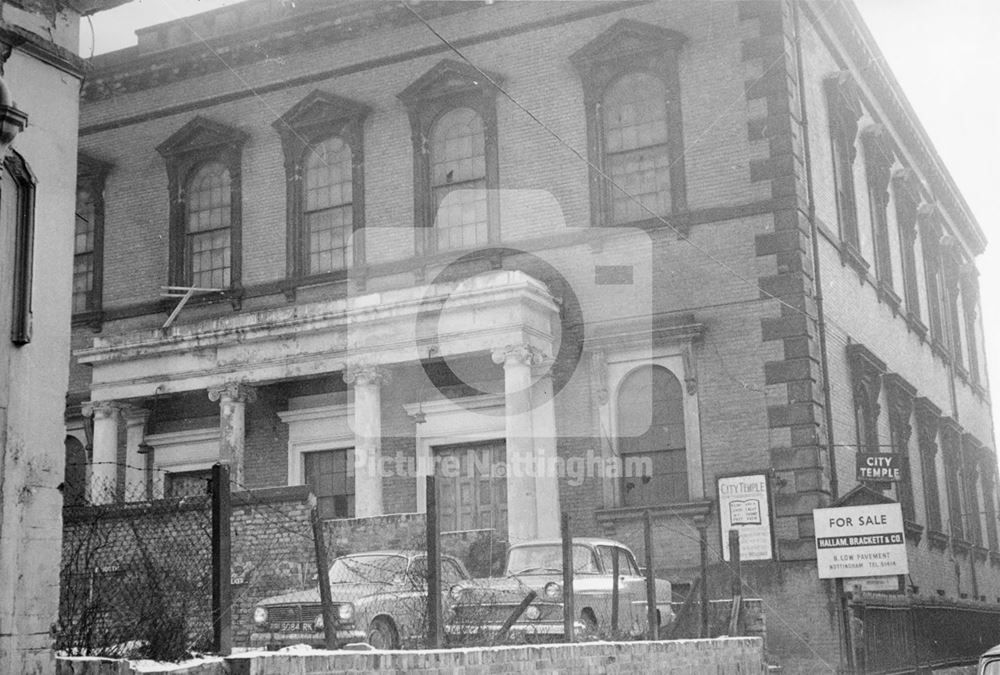 Halifax Place Chapel, Halifax Place, Lace Market, Nottingham, 1963