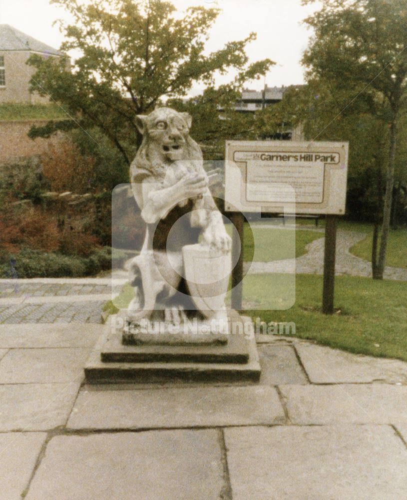 Garners Hill Park, Garners Hill, Lace Market, Nottingham, 1987