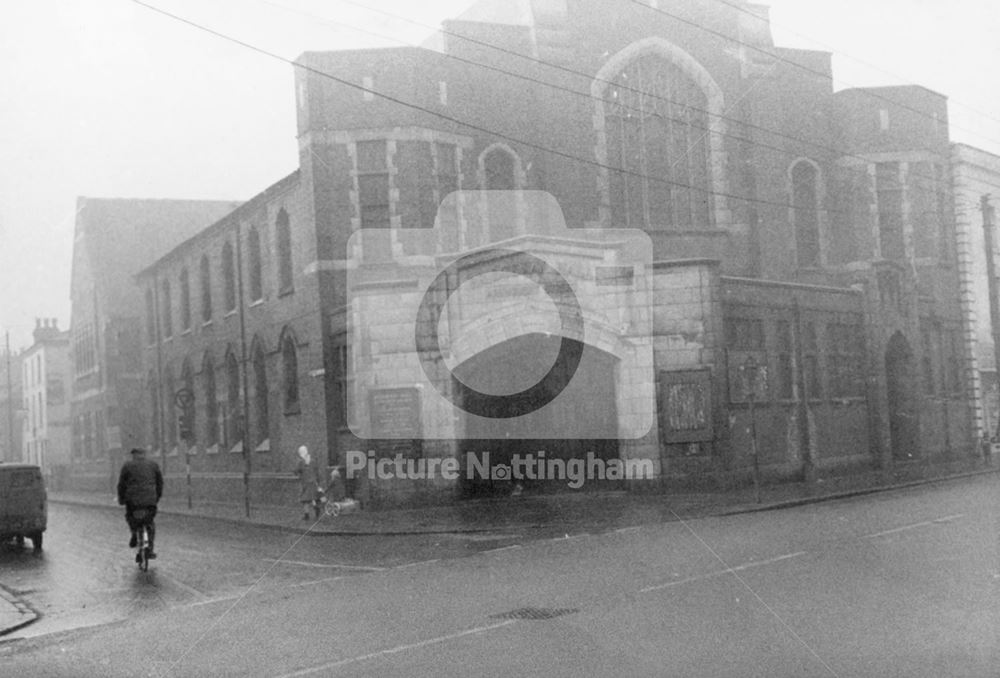 Bridge Hall Methodist Church, Arkwright Street, Meadows, Nottingham, 1963