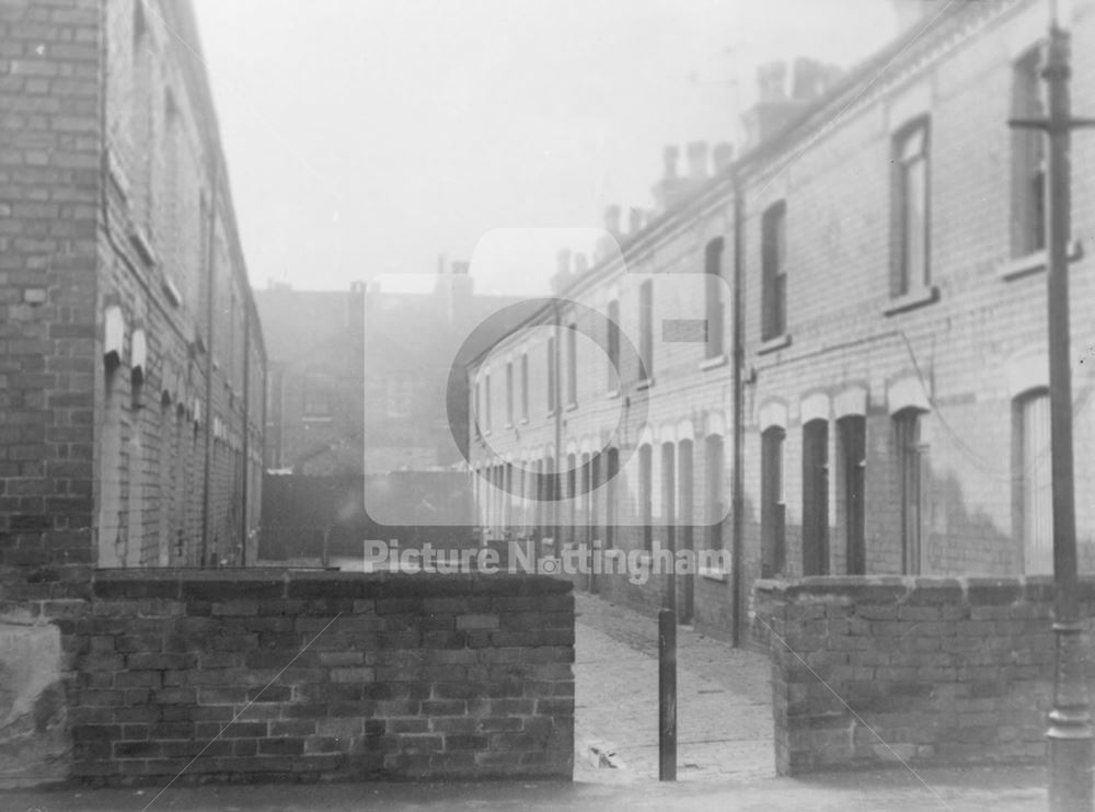 Belvoir Terrace, Bunbury Street, Meadows, Nottingham, 1970