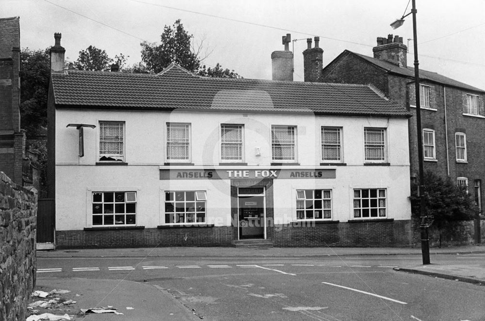 The Fox Inn, Dale Street, Sneinton, Nottingham, 1982