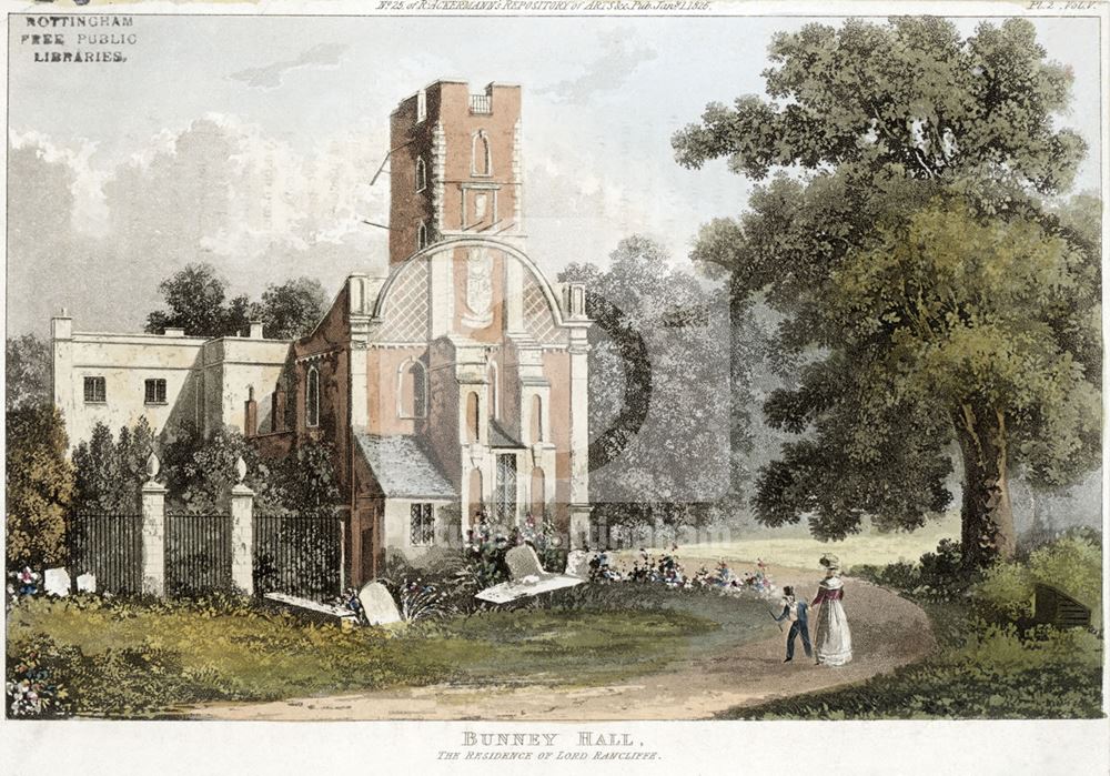 Bunny Hall, Bunny, Nottingham, 1825