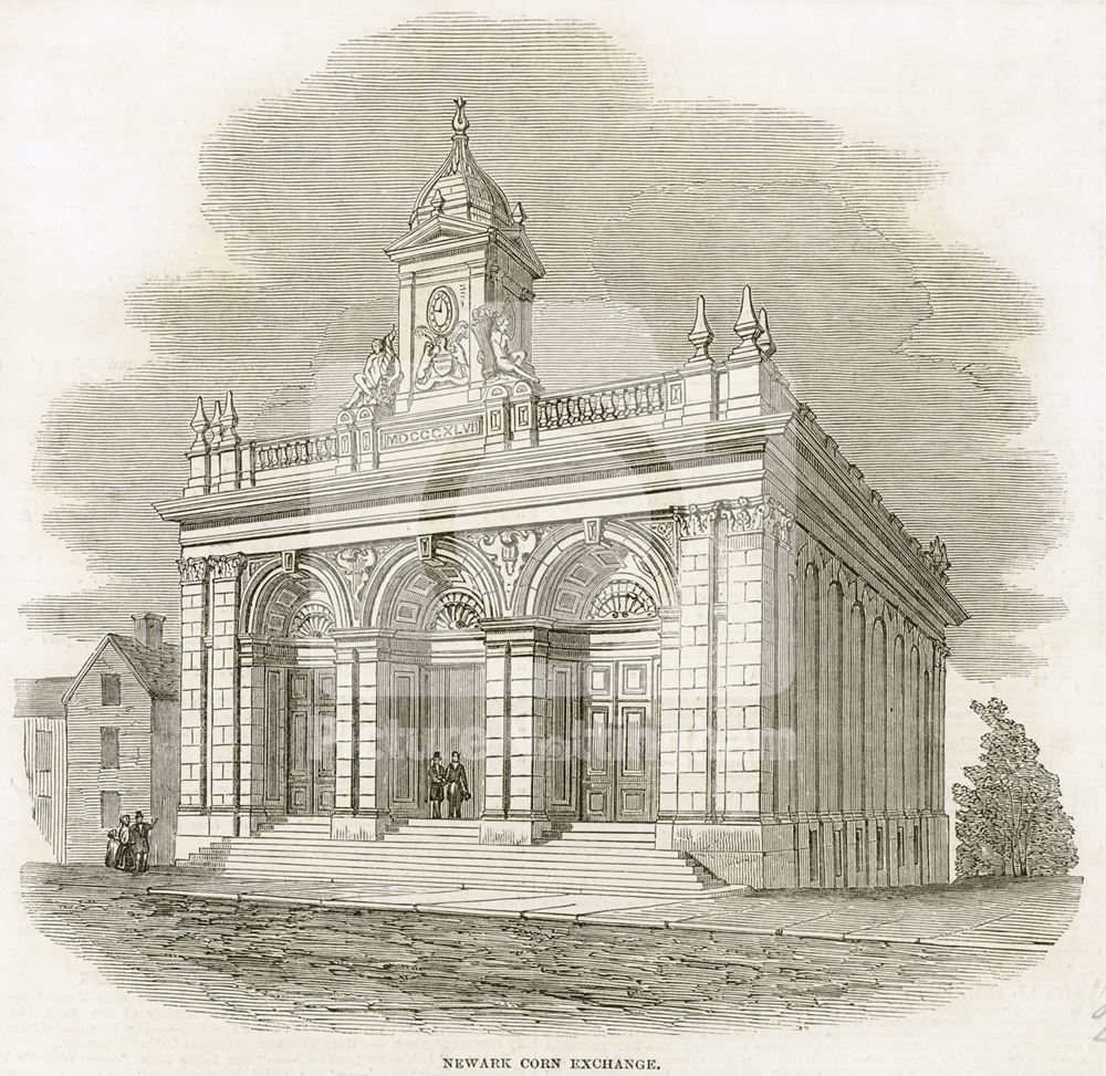 Corn Exchange, Catle Gate, Newark, 1849