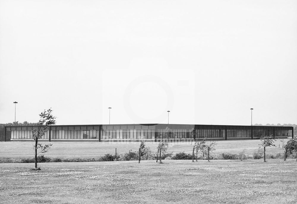 Boots Factory off Thane Road, Beeston, c 1972-73