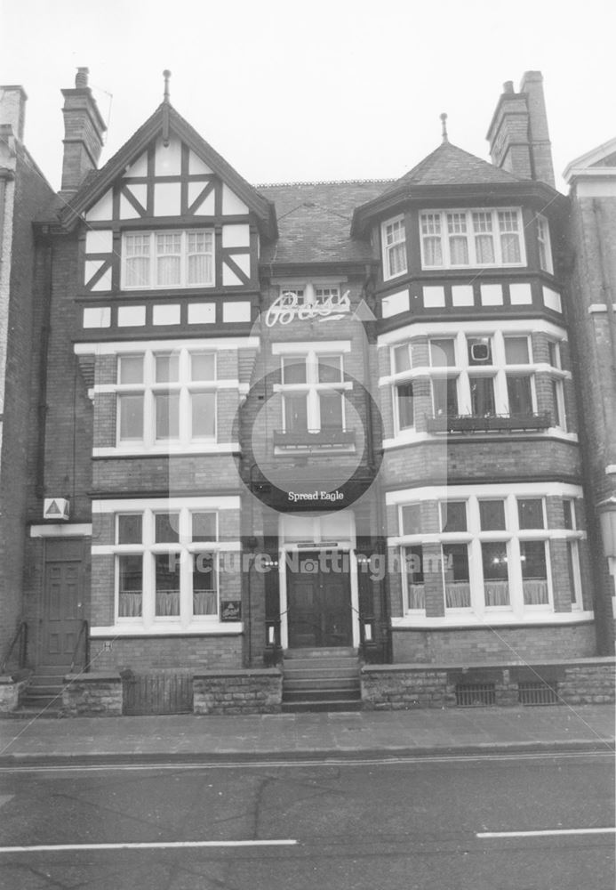 Spread Eagle PH, Goldsmith Street, Lace Market, Nottingham, c 1980s