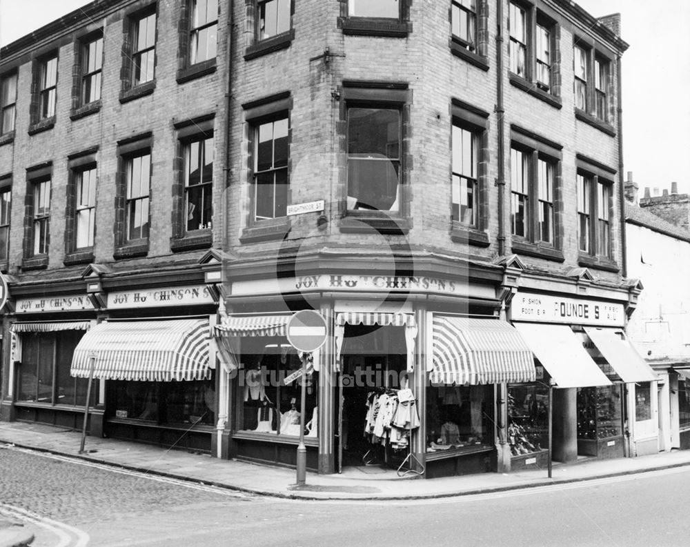 Brightmoor Street from Goose Gate, Nottingham, c 1980s