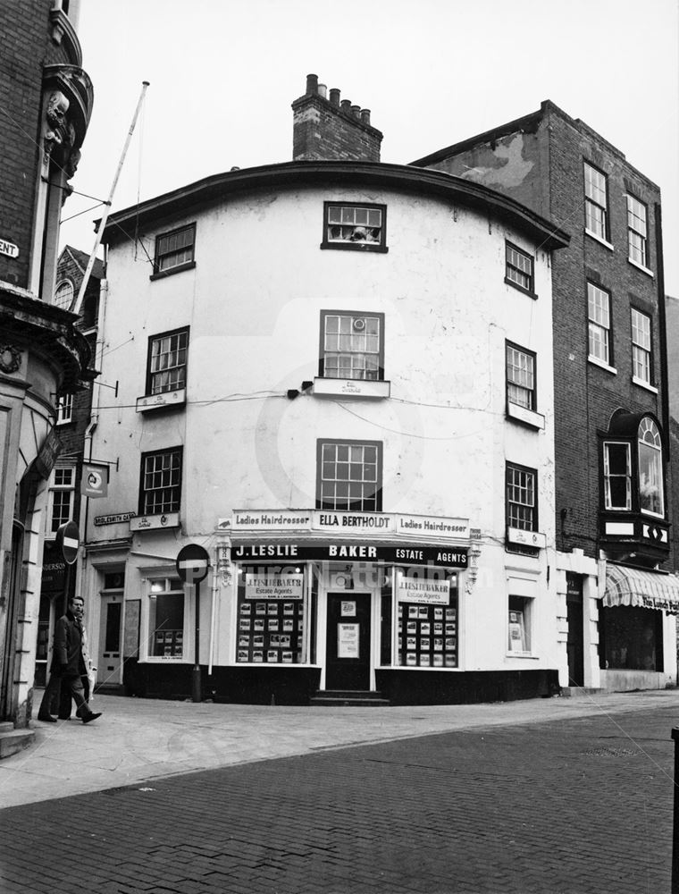 Middle Pavement at Bridlesmith Gate Junction, Nottingham, c 1980s