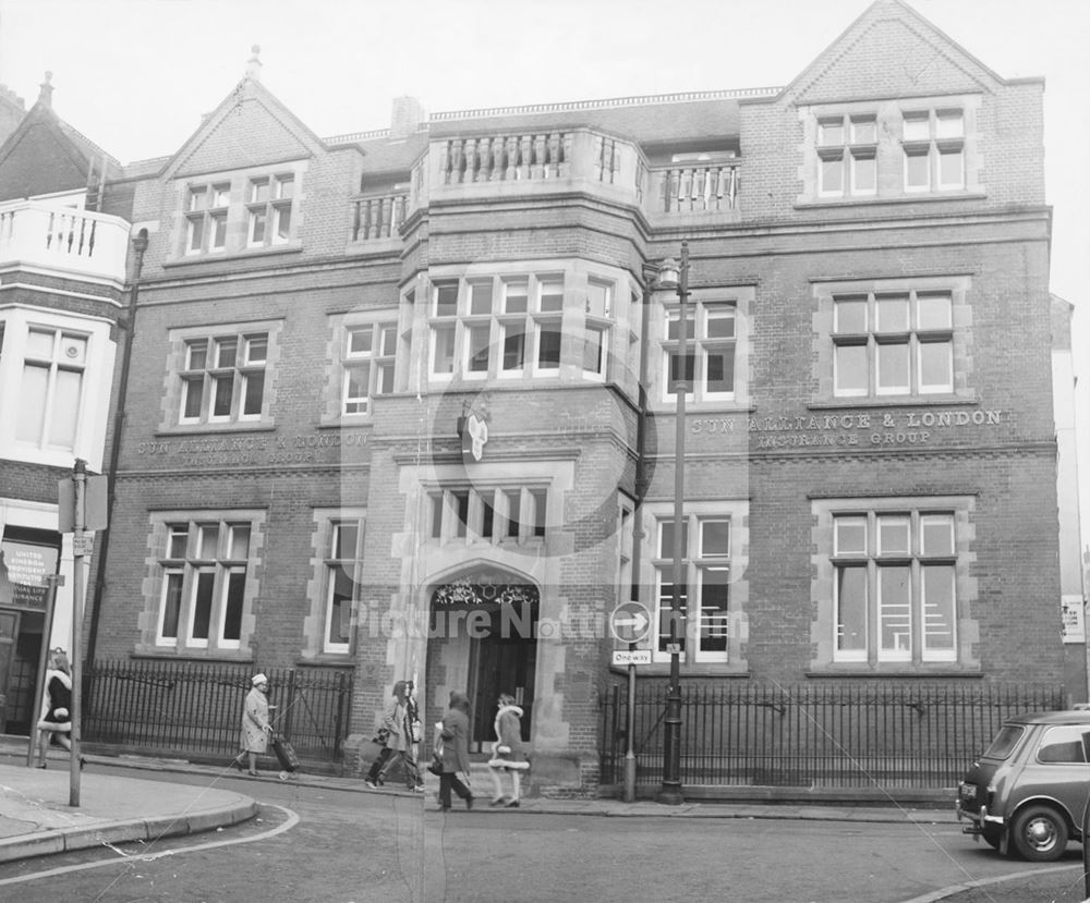 Sun Alliance and London Insurance Group, Bridlesmith Gate, Nottingham, c 1970s