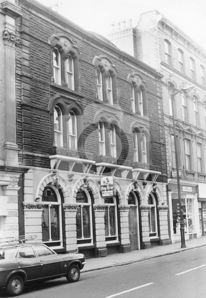 Dog and Bear PH, Bridlesmith Gate, Nottingham, c 1970s