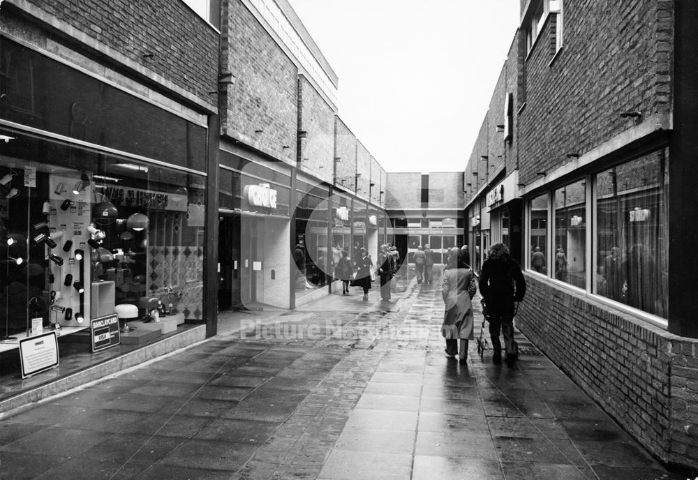 Drury Walk Entrance to Broadmarsh Centre, Nottingham, c 1970s