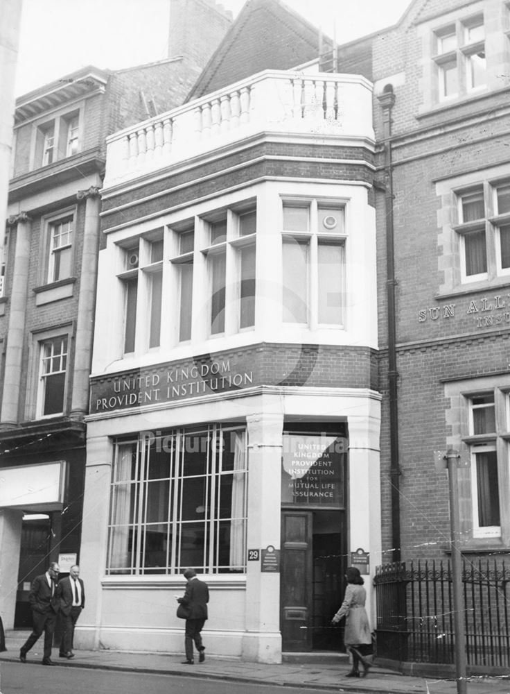 Provident Institute, Bridlesmith Gate, Nottingham, c 1970s