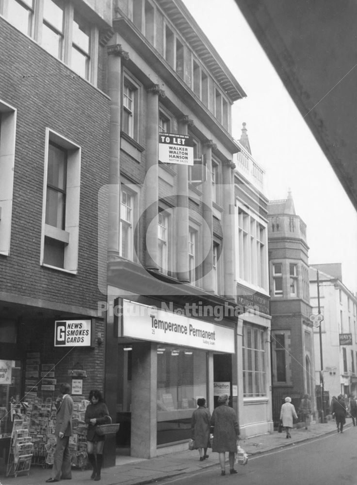 Temperance Permanent Building Society, Bridlesmith Gate, Nottingham, c 1970s