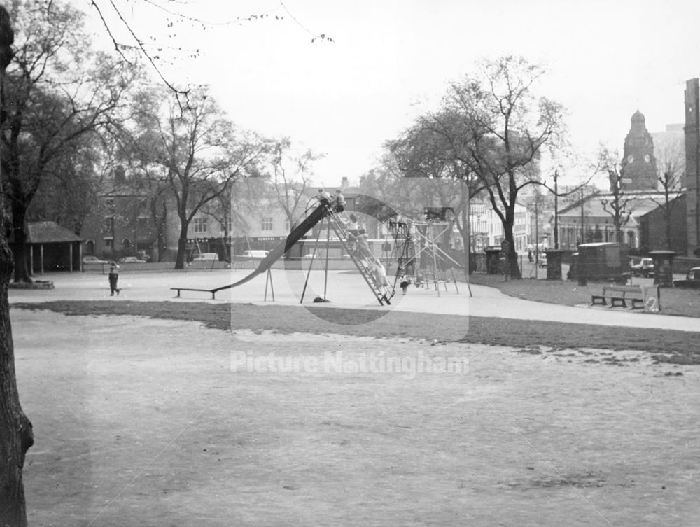 Victoria Park Playground, Bath Street, Nottingham, c 1960s