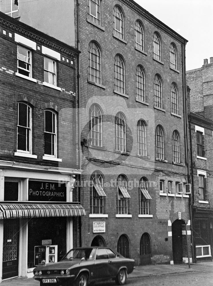 Beck Street, Nottingham, c 1970s