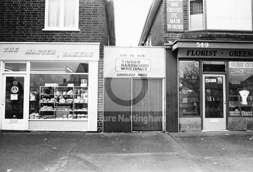 Major's Bakery and Meakin's Store, Aspley Lane, Aspley, Nottingham, c 1970s