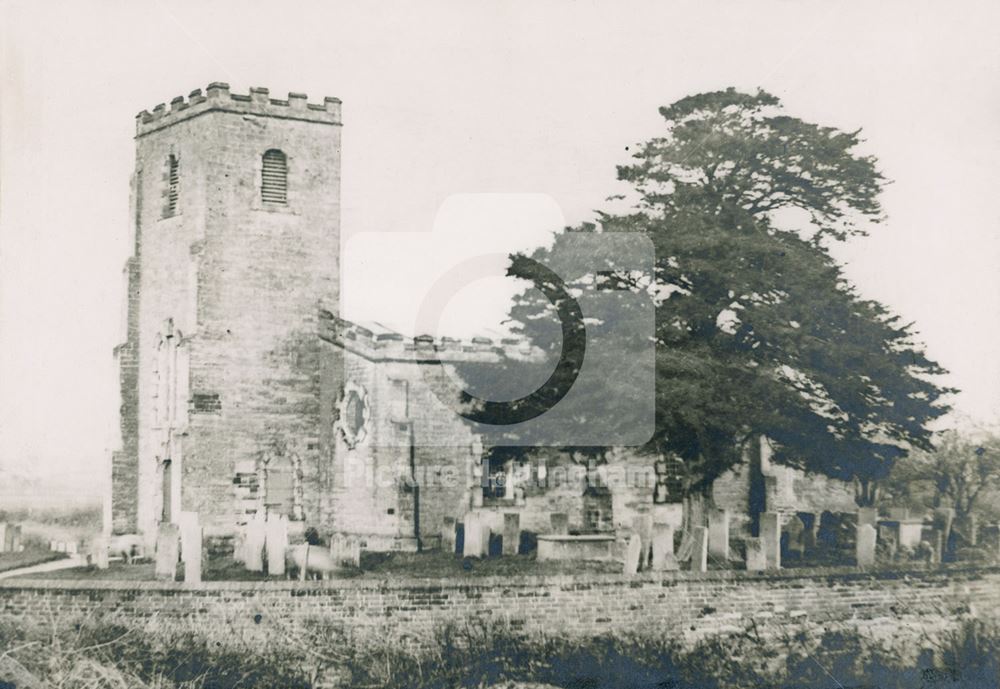 St Wilfrid's Church, Main Street, Calverton, c 1880