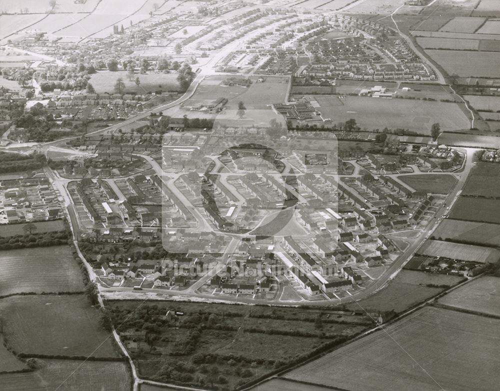 Aerial View of Calverton, Calverton, 1956