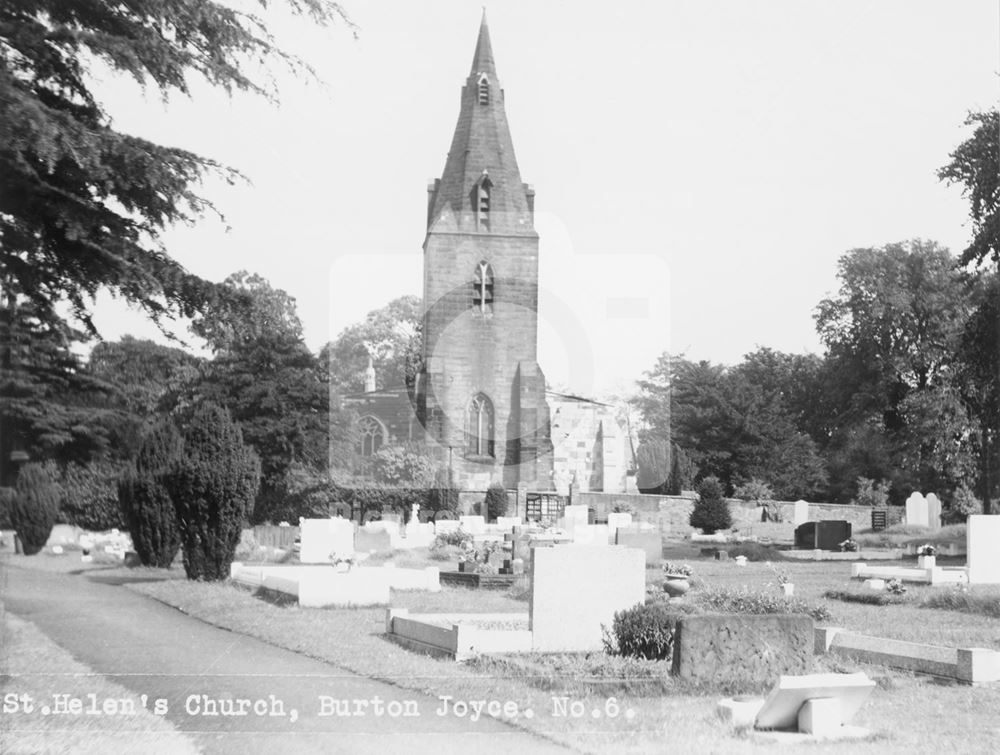 St Helens' Church, Church Road, Burton Joyce, c 1933