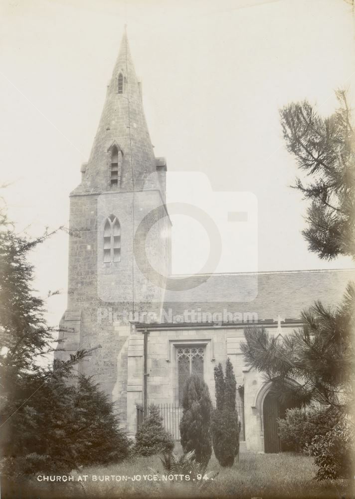 St Helens' Church, Church Road, Burton Joyce, c 1900