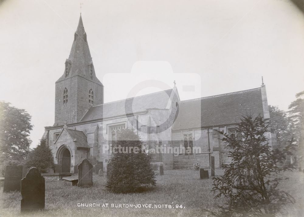 St Helens' Church, Church Road, Burton Joyce, c 1930