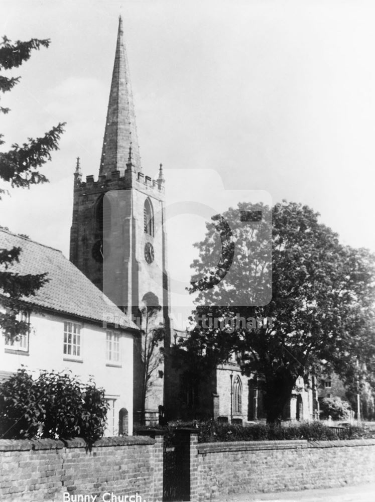 St Mary's Parish Church, Church Street, Bunny, c 1950s