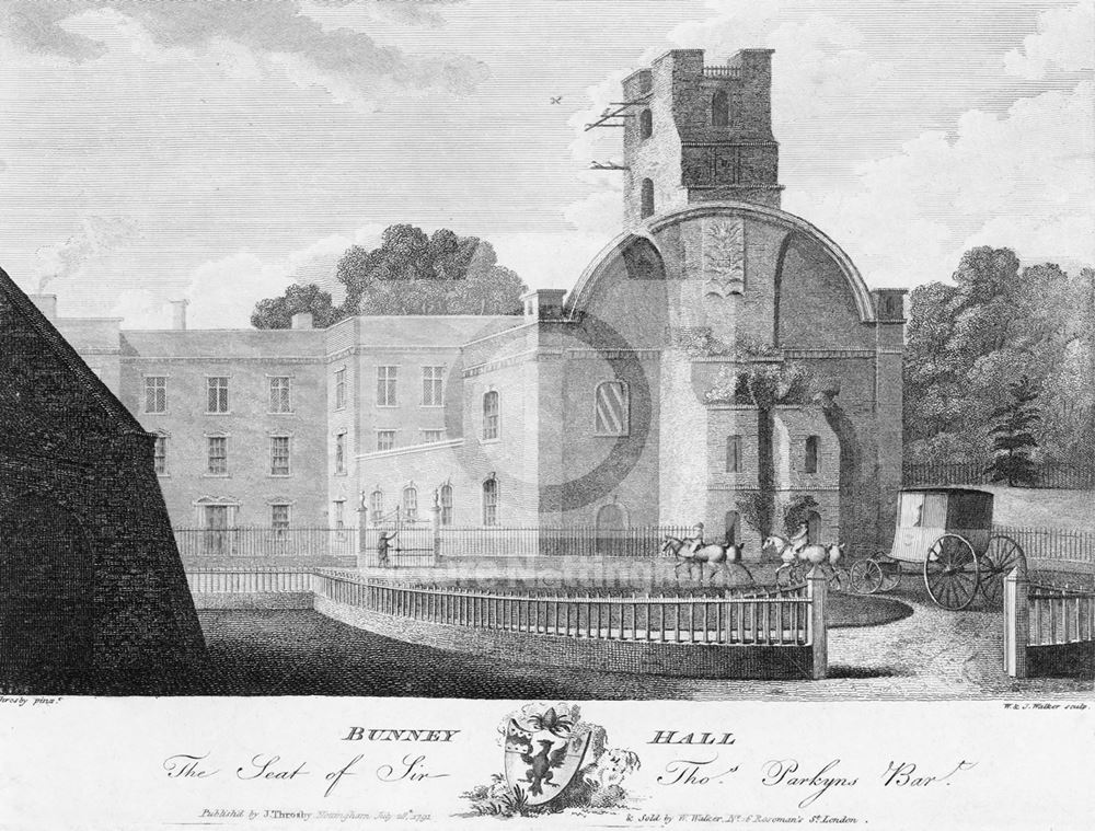 Bunny Hall, Loughborough Road, Bunny, 1791