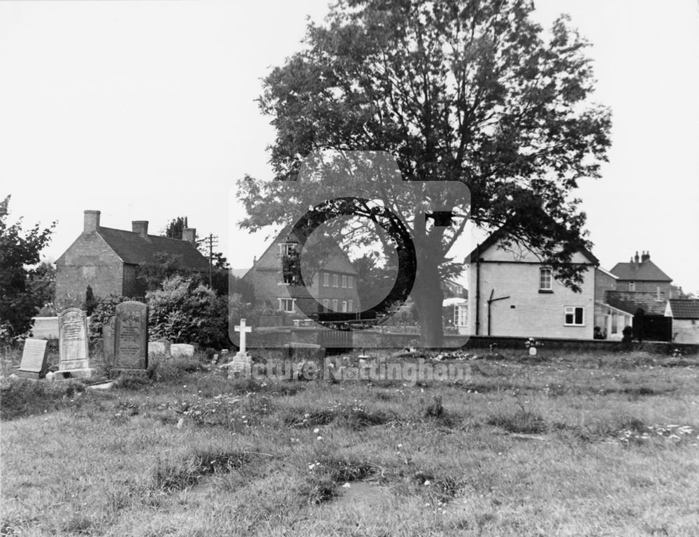 Veiw of Bunny from Churchyard, Bunny, c 1964