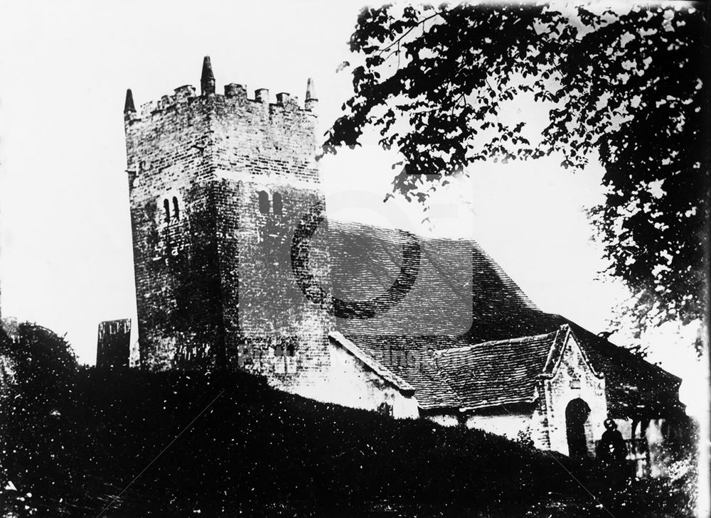 Bulcote Old Church, Bulcote, c 1860